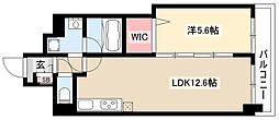 SOU大須 1LDKの間取図画像