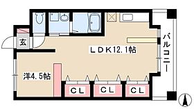 名星ビル  ｜ 愛知県名古屋市中村区二瀬町89（賃貸マンション1LDK・3階・40.80㎡） その2