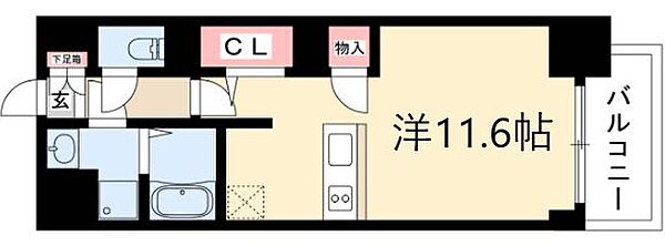 プレサンスジェネ千種内山 ｜愛知県名古屋市千種区内山3丁目(賃貸マンション1R・4階・29.67㎡)の写真 その2