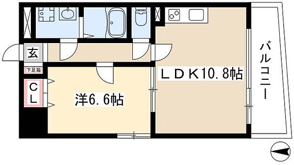 La Facade ｜愛知県名古屋市中区千代田4丁目(賃貸マンション1LDK・11階・40.97㎡)の写真 その2