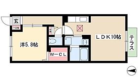 ボヌール里  ｜ 愛知県名古屋市中川区乗越町3丁目10（賃貸アパート1LDK・1階・41.54㎡） その2