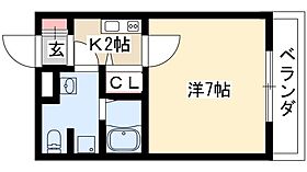 CREA児玉  ｜ 愛知県名古屋市西区児玉2丁目8-27（賃貸マンション1K・2階・24.00㎡） その2