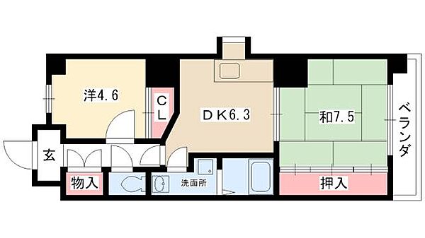 第5泰水堂ビル ｜愛知県名古屋市西区城西2丁目(賃貸マンション2DK・8階・49.99㎡)の写真 その2