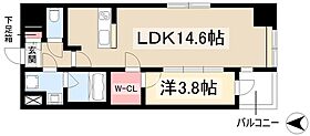 グリュック平和  ｜ 愛知県名古屋市中区平和2丁目2-20（賃貸マンション1LDK・4階・44.37㎡） その2