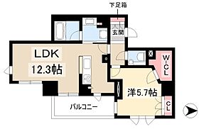 プラウドタワー栄  ｜ 愛知県名古屋市中区栄5丁目1番23号（賃貸マンション1LDK・4階・44.97㎡） その2