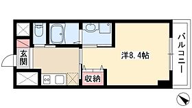 ブルーシャトー  ｜ 愛知県名古屋市西区児玉3丁目40-43（賃貸マンション1K・9階・29.75㎡） その2