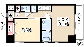 AHビル  ｜ 愛知県名古屋市中区新栄2丁目19-3（賃貸マンション1LDK・6階・41.65㎡） その2