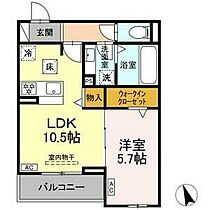 ムルティー大幸  ｜ 愛知県名古屋市東区大幸2丁目4-7（賃貸アパート1LDK・1階・41.41㎡） その2