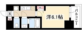 プレサンス名古屋菊井セルカ  ｜ 愛知県名古屋市西区菊井1丁目12-19（賃貸マンション1K・5階・21.46㎡） その2