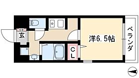 万宝マンション  ｜ 愛知県名古屋市東区東桜2丁目6-9（賃貸マンション1K・6階・24.37㎡） その2