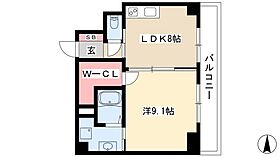 Casone asso  ｜ 愛知県名古屋市中区錦2丁目9-10（賃貸マンション1LDK・2階・41.04㎡） その2