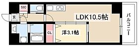 アンジュ栄  ｜ 愛知県名古屋市中区新栄1丁目3-24（賃貸マンション1LDK・8階・35.34㎡） その2