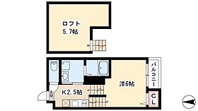 Kai  ｜ 愛知県名古屋市中村区二ツ橋町2丁目56-2（賃貸アパート1K・1階・20.07㎡） その2