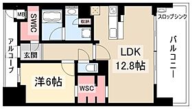 グランパセオ名駅那古野  ｜ 愛知県名古屋市西区那古野2丁目1-15（賃貸マンション1LDK・9階・48.18㎡） その2