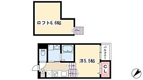 アモール枇杷島  ｜ 愛知県名古屋市西区枇杷島3丁目33-10（賃貸アパート1K・2階・22.50㎡） その2