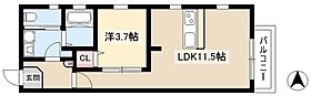 クラージュ本陣  ｜ 愛知県名古屋市中村区佐古前町18-4（賃貸アパート1LDK・1階・35.00㎡） その2