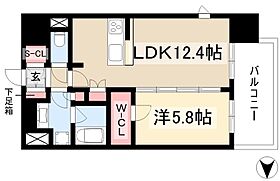 ザ・パークハビオ新栄  ｜ 愛知県名古屋市中区新栄1丁目19-11（賃貸マンション1LDK・15階・45.36㎡） その2