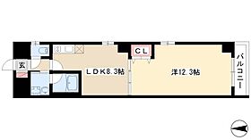 BSレジデンス栄  ｜ 愛知県名古屋市中区栄5丁目21-26（賃貸マンション1LDK・5階・46.46㎡） その2