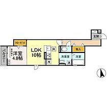 ブランクレール  ｜ 愛知県名古屋市中村区井深町303（賃貸アパート1LDK・2階・43.30㎡） その2