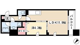 ポルタニグラ千種  ｜ 愛知県名古屋市中区新栄2丁目46-35（賃貸マンション1LDK・6階・40.36㎡） その2