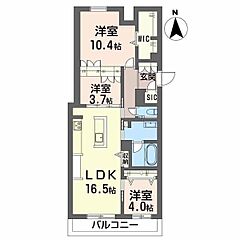 物件の間取り