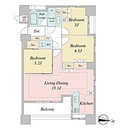 間取図画像 3LDK