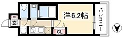 間取図画像 1K