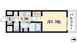 間取図画像 1K