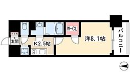 間取図画像 1K