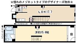 FLATSGAZERY 1LDKの間取図画像