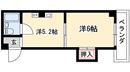 第二ニシノビル 2階/-