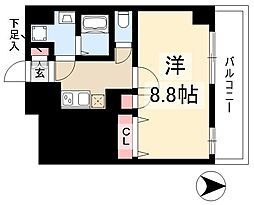 名古屋市中区千代田4丁目マンション 1Kの間取図画像