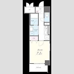 サクシード大曽根 1Kの間取図画像