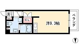 YS上前津 ワンルームの間取図画像