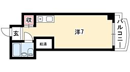 リアライズ錦 ワンルームの間取図画像
