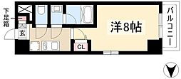 BPRResidence丸の内 1Kの間取図画像