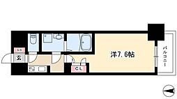 S-RESIDENCE葵 1Kの間取図画像