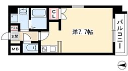 Marche ワンルームの間取図画像