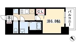 プレサンス大曽根駅前ファースト 1Kの間取図画像