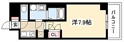 S-RESIDENCE葵 1Kの間取図画像