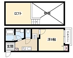 クレオ中村公園伍番館 1Kの間取図画像