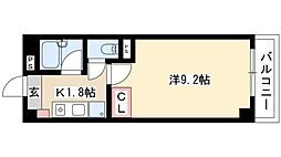 アーク岩塚 1Kの間取図画像