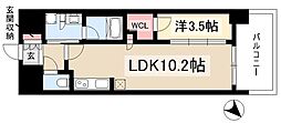 名古屋市中区橘1丁目マンション 1LDKの間取図画像
