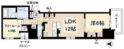 プレサンスロジェ名古屋久屋大通公園 1LDKの間取図画像
