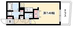 quador名古屋駅 1Kの間取図画像