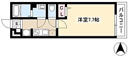 リブリ・シャトーエ 1Kの間取図画像