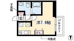 ライブコート丸の内 ワンルームの間取図画像