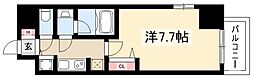 セイワパレス丸の内駅前プレミア 1Kの間取図画像
