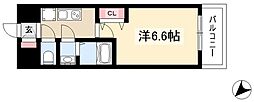 アステリ鶴舞エーナ 1Kの間取図画像