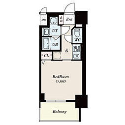 S-RESIDENCE浄心East 1Kの間取図画像